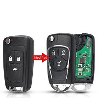 315MHz/433MHz Modified Car Remote Key Flip For Vauxhall Opel Astra J Corsa E Insignia Zafira C 2009-2016 2/3/4/5 Buttons
