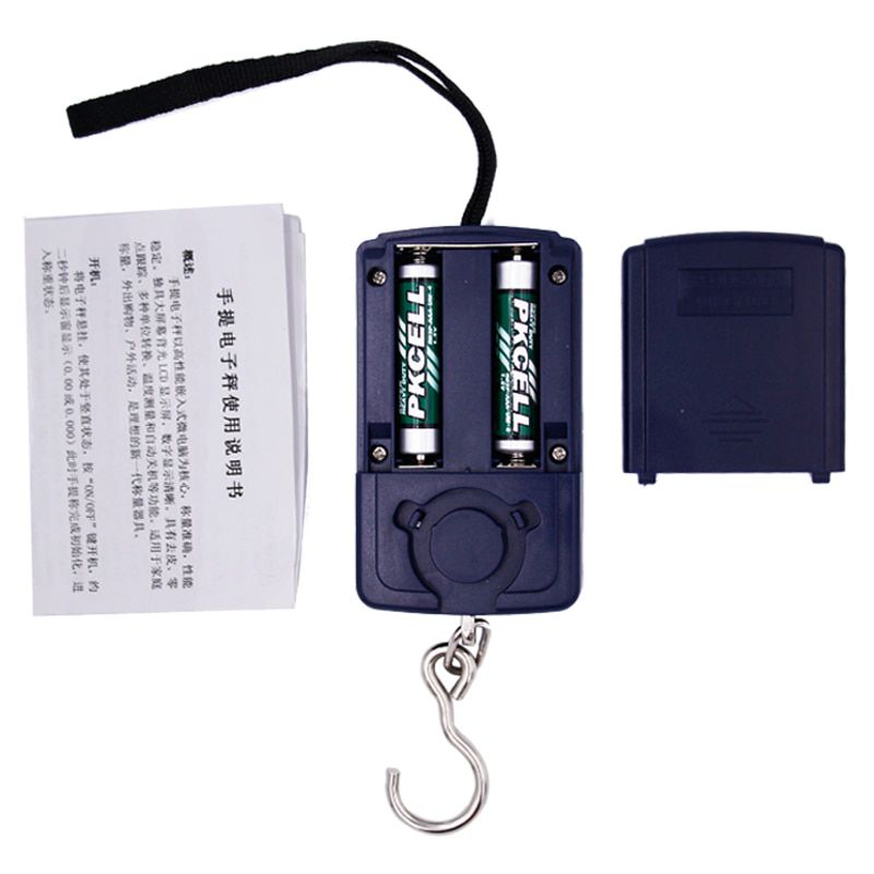 40kg / 10g digital 3 keys scale Electronic Portable Digital Weight  Fish Hook Luggage Hanging