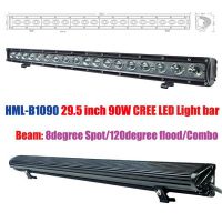 2013 90W 29.5 inch CREE Led light bar 120 degree FLOOD light WORK light off road light 4wd boat