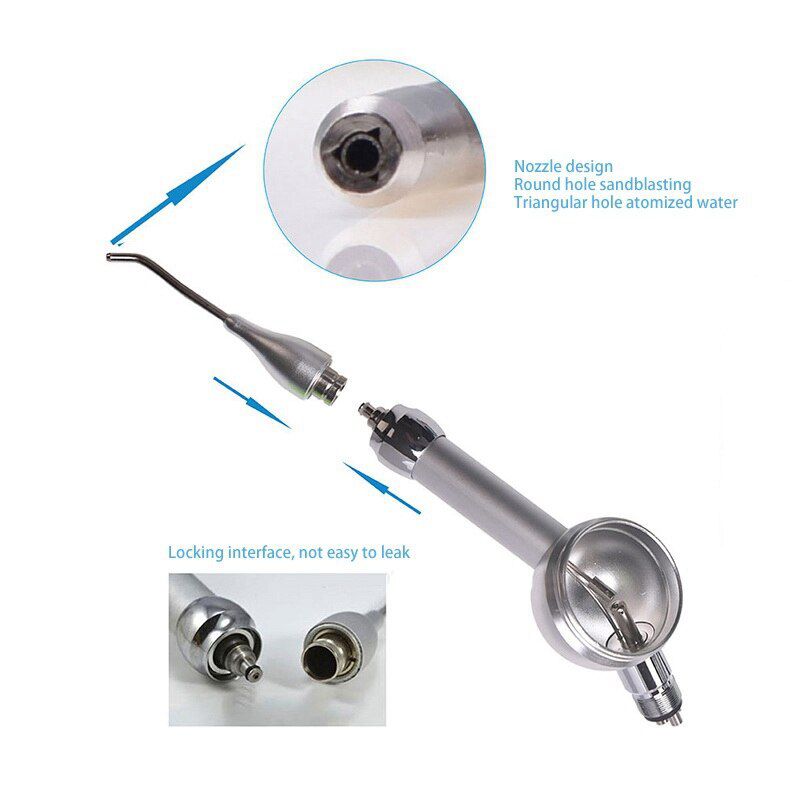 Air Water Polisher Jet Air Flow Oral Hygiene Cleaning Prophy Polishing Tool Teeth Electric Tooth Polisher