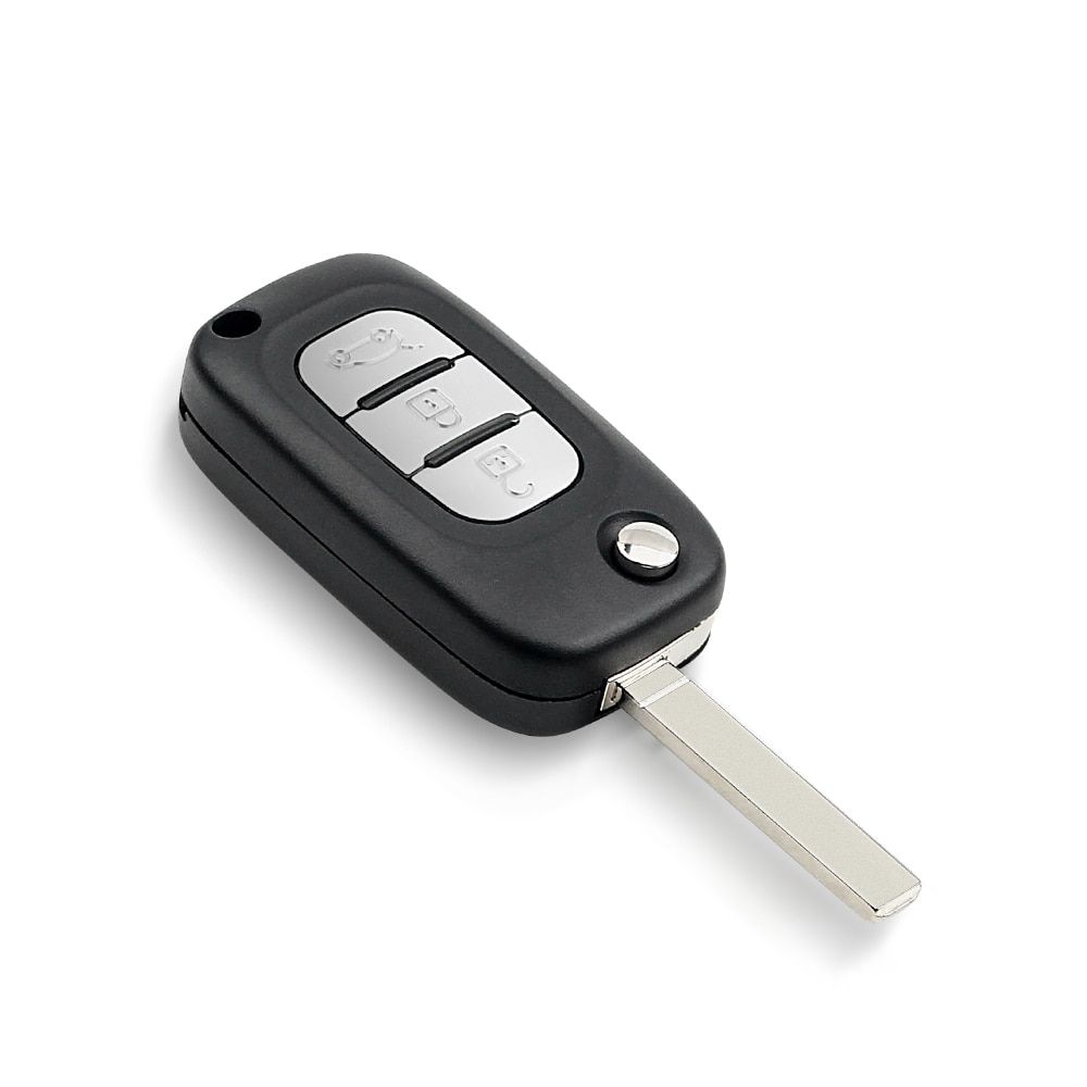 Car Remote Flip Key For Renault Scenic III Megane III Fluence 2009-2015 VA2 Blade Fob 2/3 Buttons PCF7961 Chip 433MHz