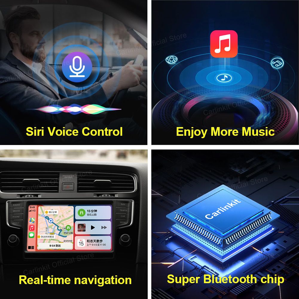 3.0 Apple CarPlay Wireless Dongle Activator For Audi Proshe Benz VW Volvo Toyota IOS 14 Plug And Play Car MP4 MP5 Play