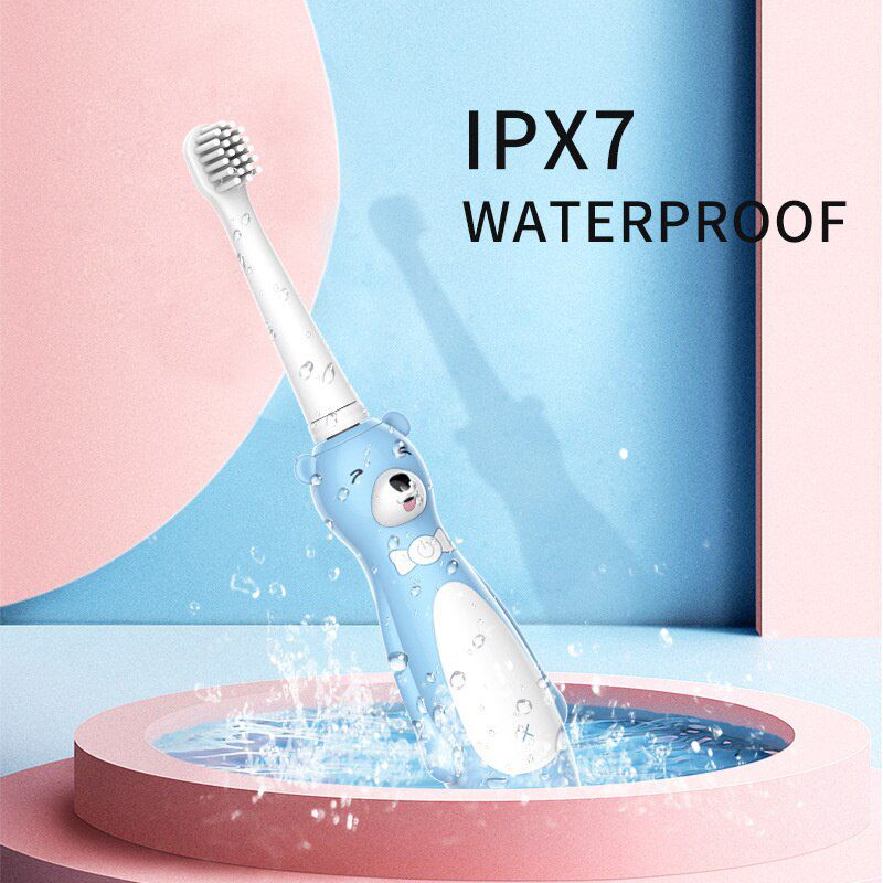 Children Electric toothbrush Sonic Wave 3-6-12 Year Old Over Child Student Soft Hair Chargeable Waterproof