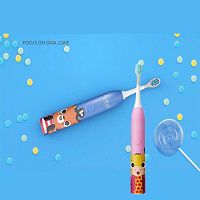 Children's Waterproof Electric Toothbrush Rechargeable 3 years old  Automatic Soft Sonic Rechargeable Toothbrush