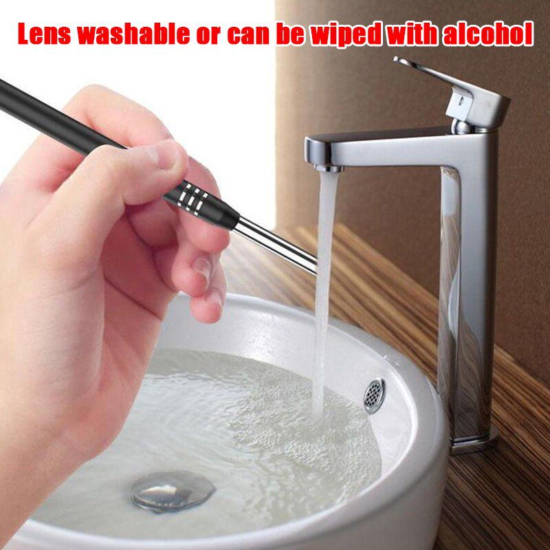 Ear Cleaning Endoscope 5.5mm Medical Otoscope Earpick Spoon Usb c Smart Visual Nose Inspection Scope Camera for Android Phone Pc
