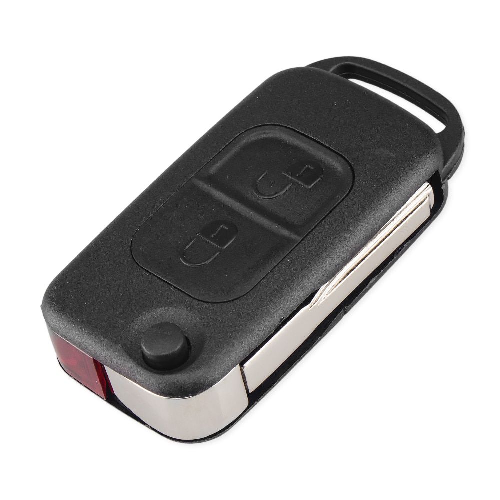 Flip Key Switchblade Key Shell Remote 2 Button For Mercedes Benz SLK E113 A C E S W168 W202 W203 Auto Car Key Shell Case