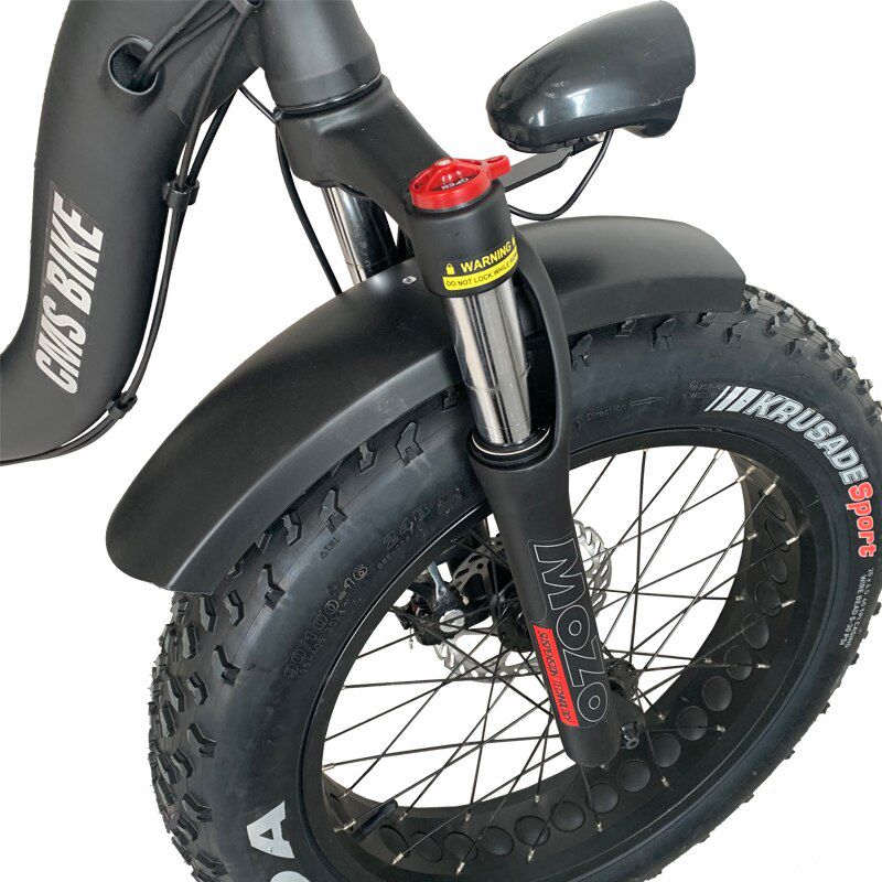 CMSTD-20PW 20 inch foldable ebike 48V 800W 12.8AH ebike fat tire beach electric bike foldable e bike