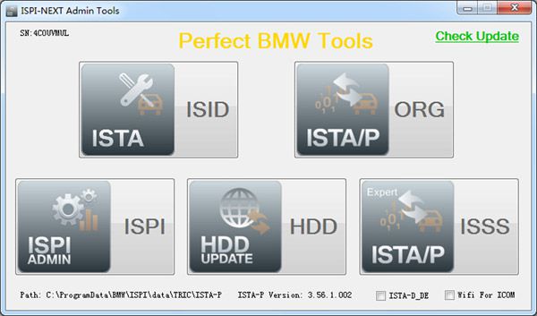 ICOM 256GB SSD V2015.7 / Win8 System ISTA-D 3.50.10 ISTA-P 3.56.1.002 without USB Dongle for BMW
