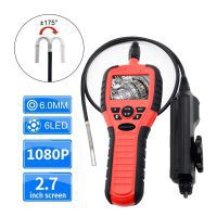 Industrial Endoscope 6mm High-Definition Digital Borescope Camera LCD Screen Snake-Shaped  Inspection Camera