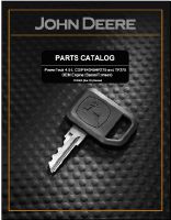John Deere Power Systems CD OEM EPC Catalogue