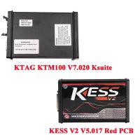 Best Quality KESS V2 V5.017 Red PCB Firmware EU Version Plus KTAG KTM100 V7.020 Ksuite V2.47 ECU Tool Master Version No Tokens Limit