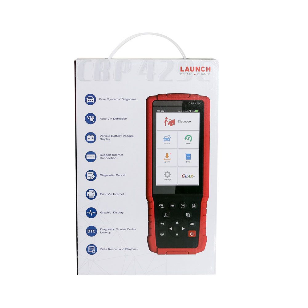 LAUNCH X431 CRP429C Four System Auto Diagnostic tool for Engine ABS SRS AT+11 Service Functions Update Online