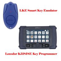 Lonsdor K518ISE Key Programmer Plus  Lonsdor LKE Smart Key Emulator 5 in 1 Supports VW 4th&5th IMMO and BMW FEM/BDC