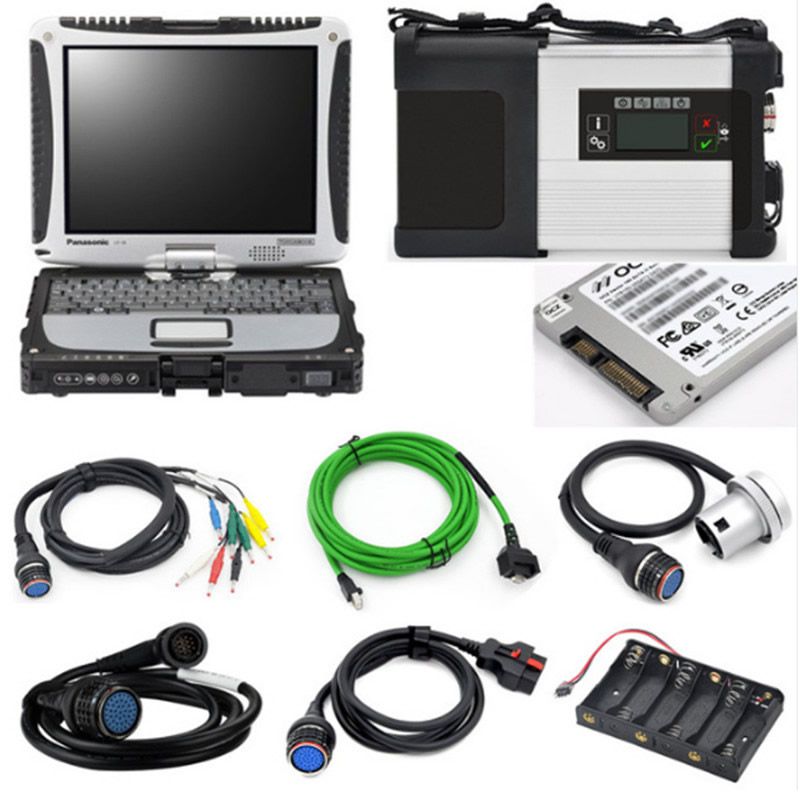 Best Full Chip MB STAR C5 with 2021V Software SSD with Toughbook CF19 Diagnostic PC for MB SD C5 Full Set Ready To Use