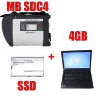V2021 MB SD C4 Star Diagnosis with 256GB SSD Software Plus Second Hand Lenovo T410 Laptop With DTS Monaco & Vediamo