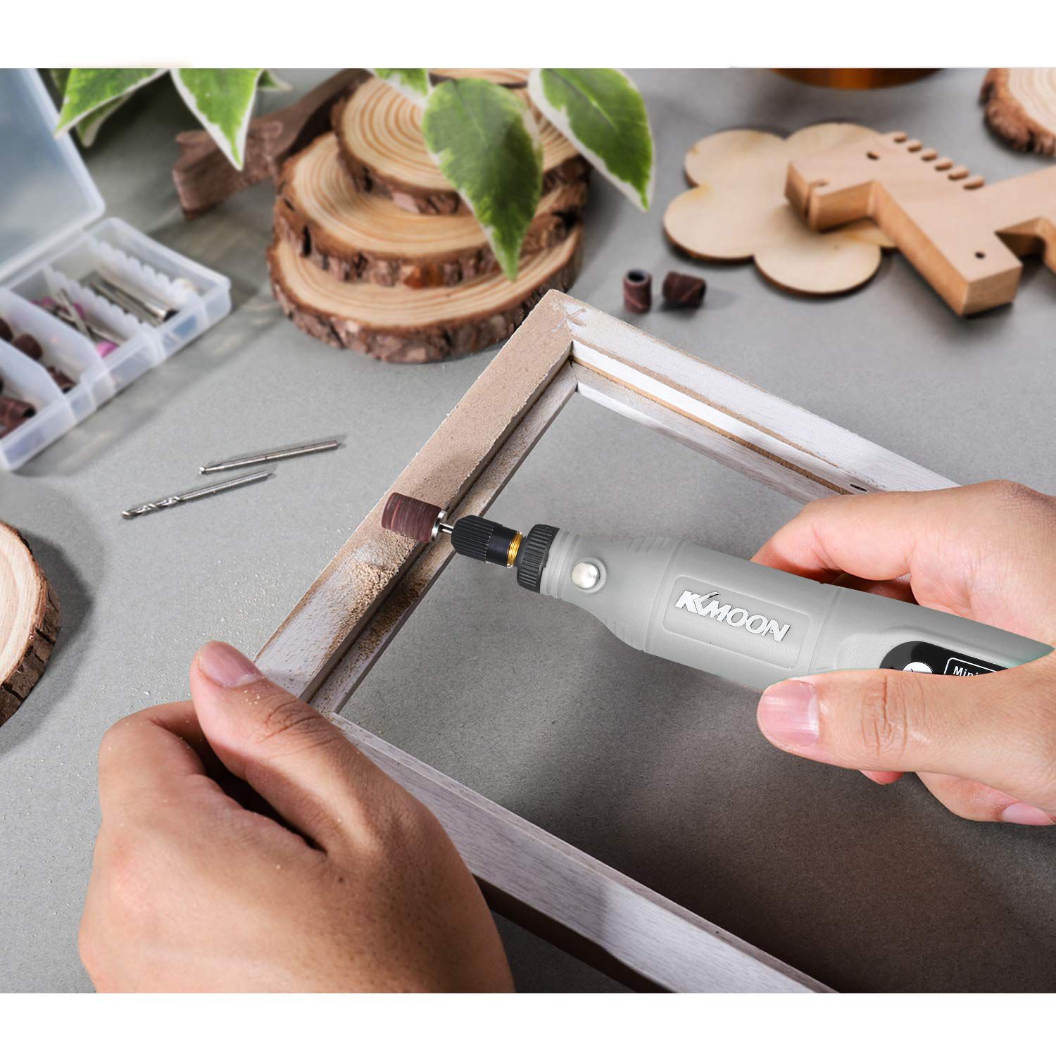 5-Speed Mini Electric Grinder Tool Set USB Charging Grinding Machine for Jade Carving Wood Punching Metal Grinding Polishing