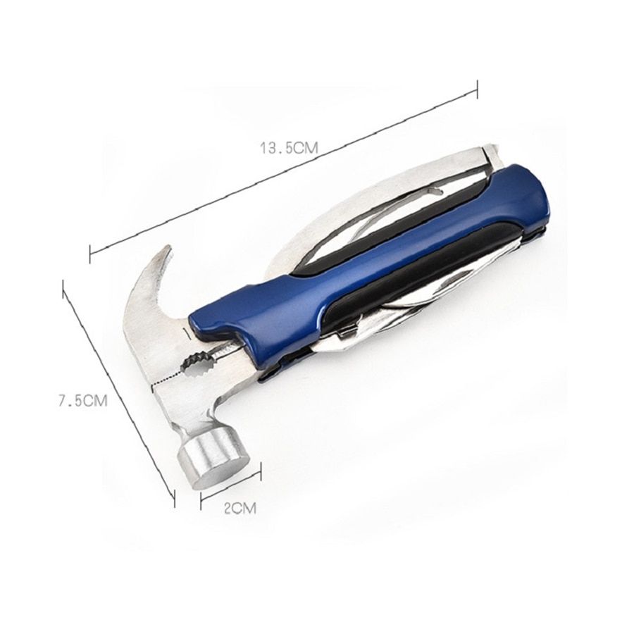Hot Outdoor camping supplies hammer head pliers multi-function hammer stainless steel multi-function combination hammer