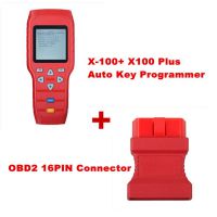 Original X-100+ X100 Plus Auto Key Programmer Plus OBD2 16PIN Connector