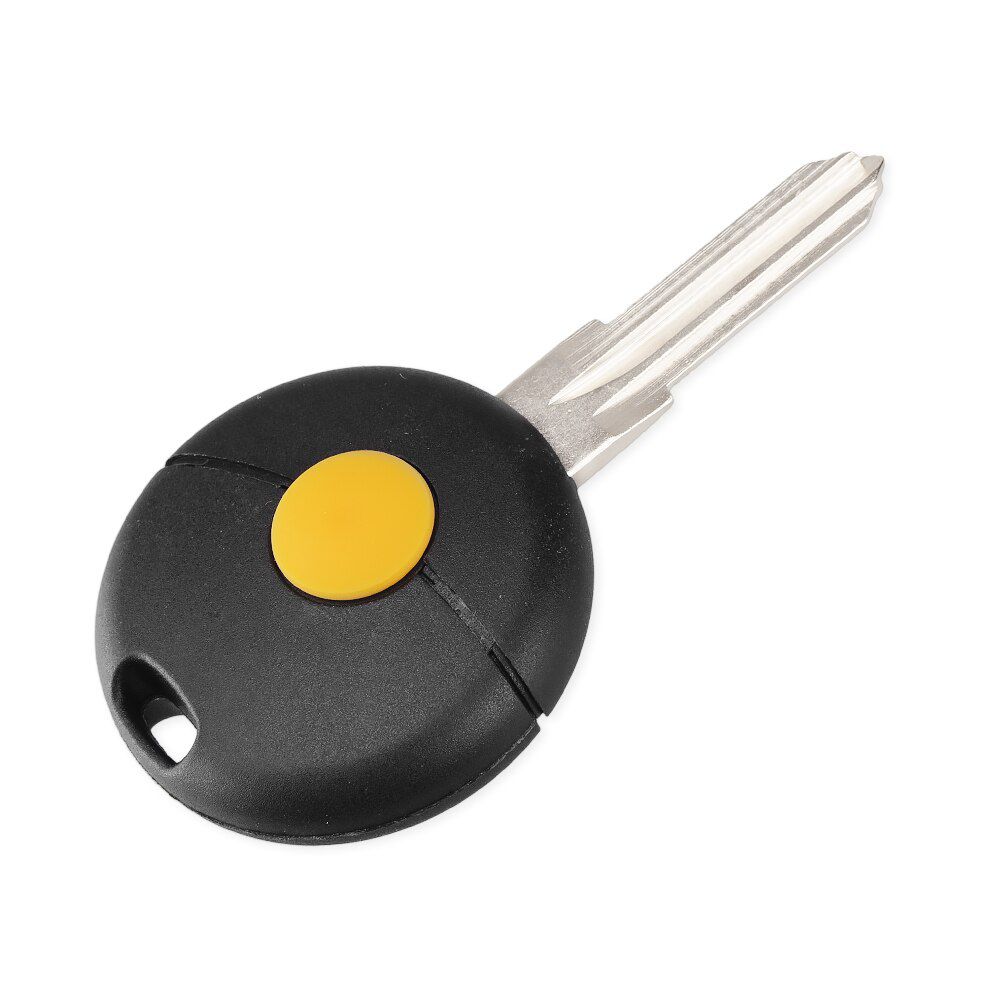 Remote Car Key Shell Case Replacement Uncut Blade For Mercedes Benz Smart Fortwo Cabrio City Cross 1 Button Fob Cover