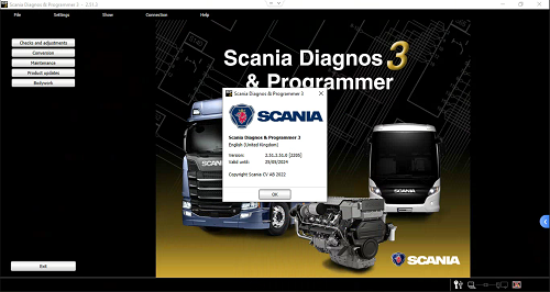 Scania SDP3 2.52.3 Diagnosis & Programming for VCI 3 VCI3 without Dongle