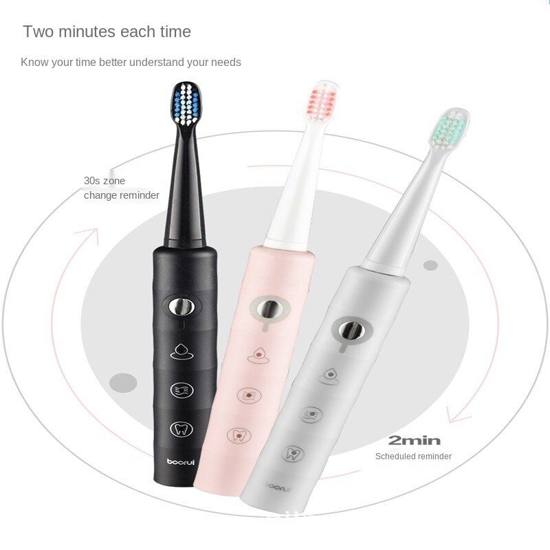 USB Fast Charging, 6-Speed Adjustment Mode, 7-Level Waterproof Design, Sonic Electric Toothbrush