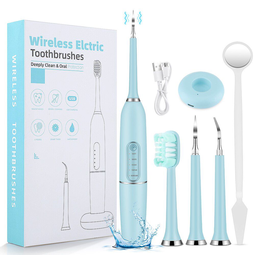 Sonic Electric Toothbrushes for Adult Kid Dental Calculus Remover Teeth Whitening Stains Tartar Remover Dental Scaler Teeth Care