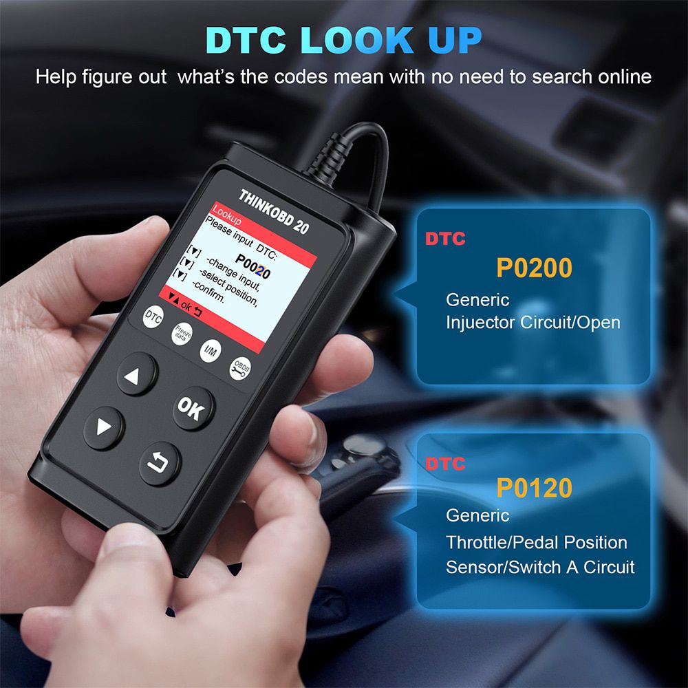 THINKCAR Thinkobd 20 Car Error Reader OBD2 Scanner Professional Automotive Scanner OBD 2 Diagnostic Tool Auto Engine ODB2 Scaner