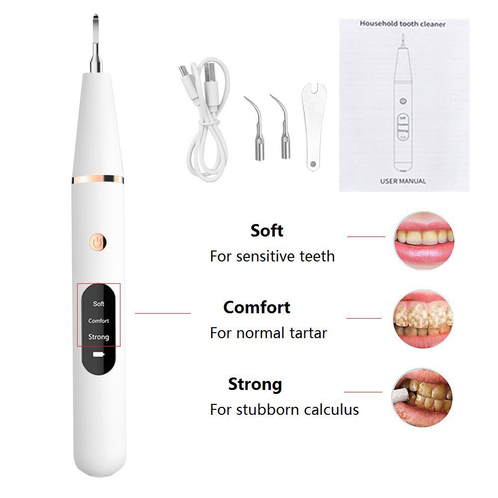 Dental Calculus Remover Endodontia Dental Led Ultrasound Teeth Cleaner Ultrasonic Toothbrush Electric Ultrasonic Sonic Tool Kit