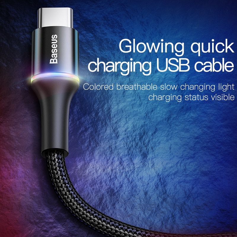 USB Type C Cable For Samsung Xiaomi Redmi Note 7 10 3A Fast Charging Cord USB-C Charger Mobile Phone USBC Type-c Cable 3m