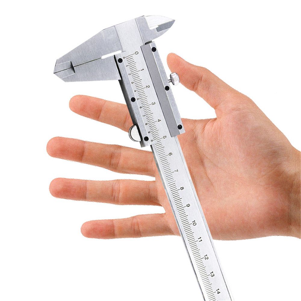 Vernier Caliper 6" 0-150mm 0.02mm Metal Calipers Gauge Micrometer Measuring Tools