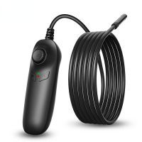 WIF Endoscope Camera 2.0MP Android Inspection Camera Semi-rigid Cable Waterproof Wireless Borescope with Adjustment 8pcs LED