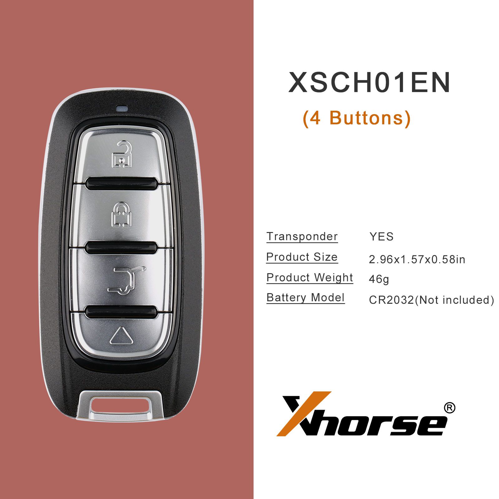2023 Newest Xhorse XSCH01EN KE.LSL Style XM38 Universal Smart Key 5pcs/lot