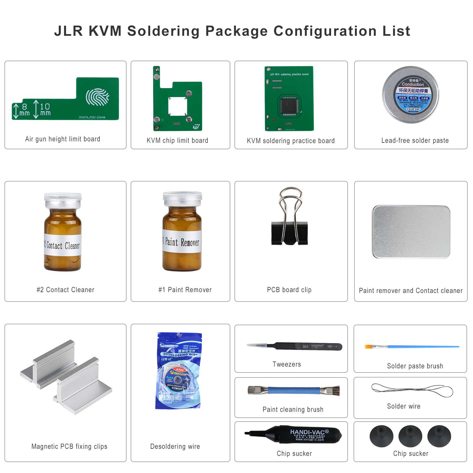 2023 Yanhua JLR KVM Soldering Assisted Package Help Replace JLR 2018+ KVM RFA MCU