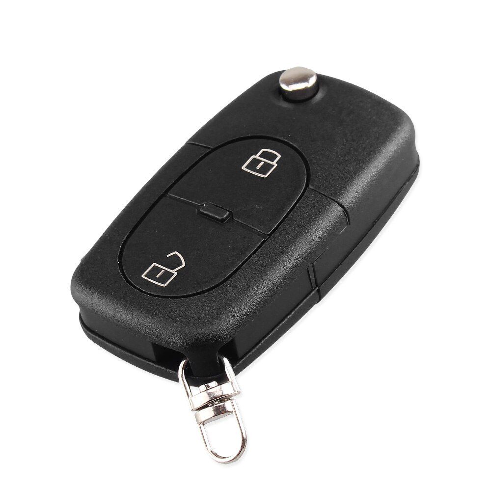 2 Button Flip Folding Car Remote Key Case Fob Shell 