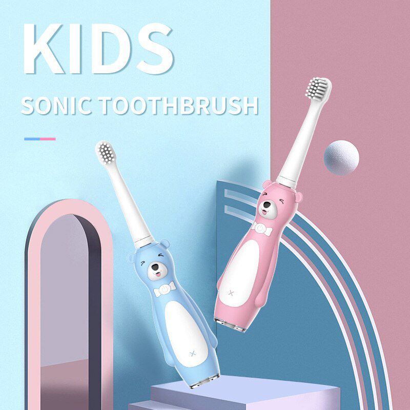 Children Electric toothbrush Sonic Wave 3-6-12 Year Old 