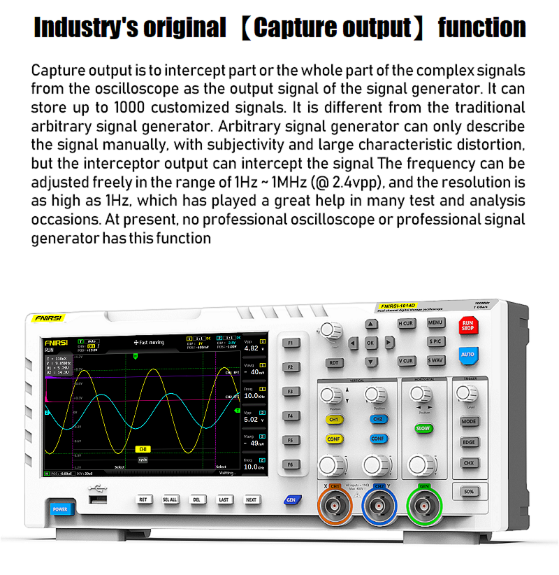 FNIRSI-1014D Digital Oscilloscope