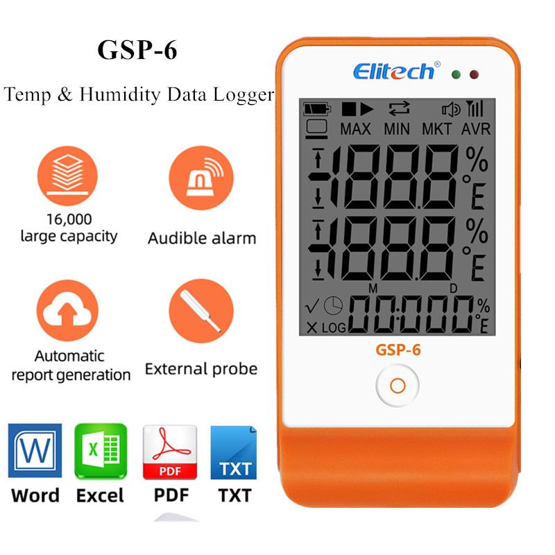 GSP-6 Temperature & Humidity Data Logger 