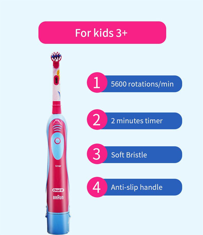 Kids Electric Toothbrush Soft Bristle 