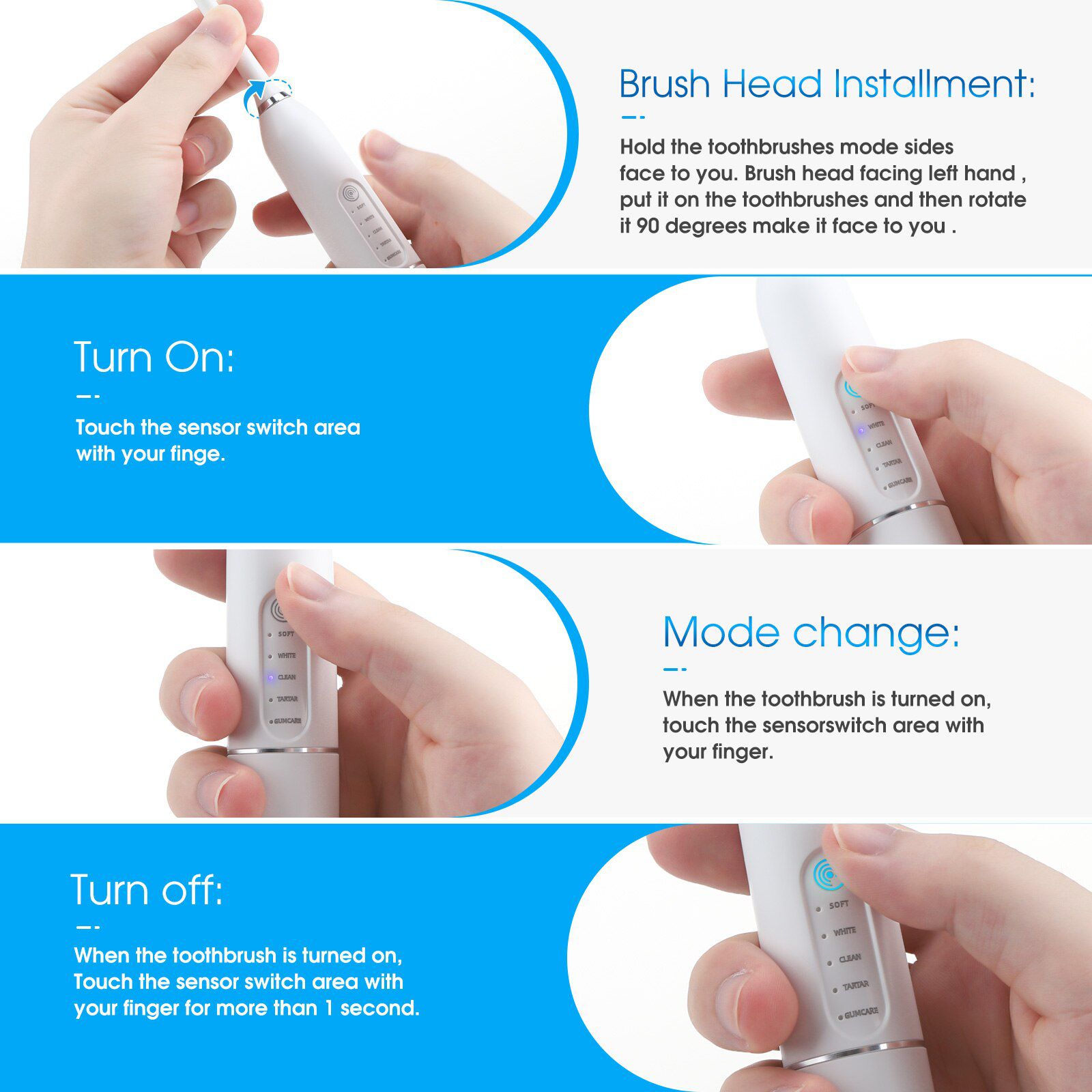 Sonic Electric Toothbrushes 