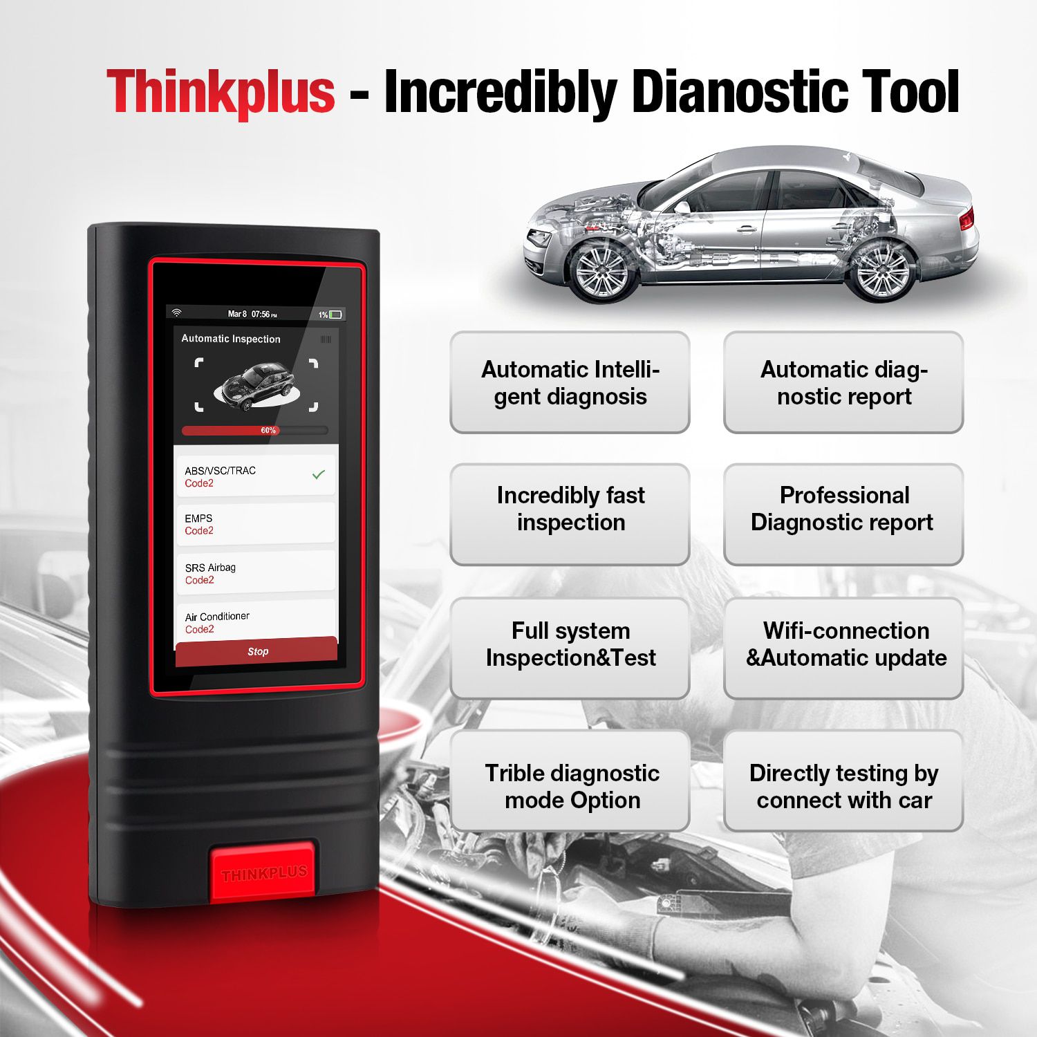Thinkcar Thinkplus Full system OBD2 Scanner