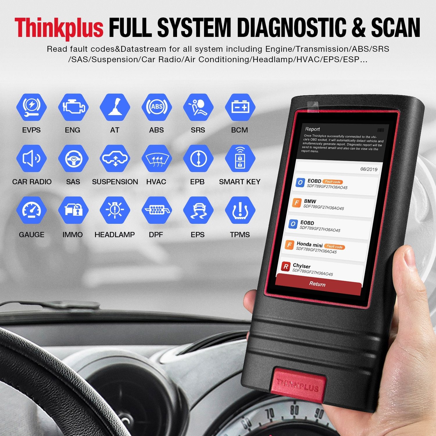 Thinkcar Thinkplus Full system OBD2 Scanner