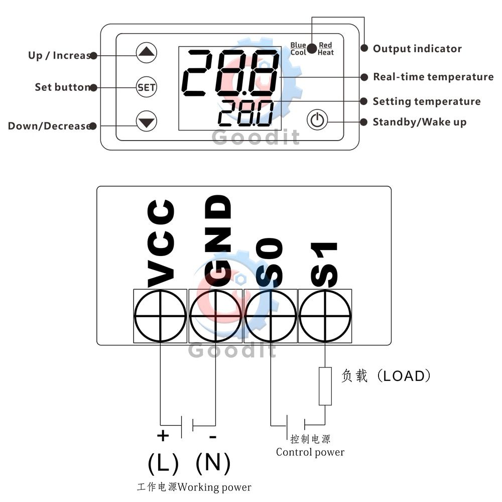 W3231 Temperature Controller 