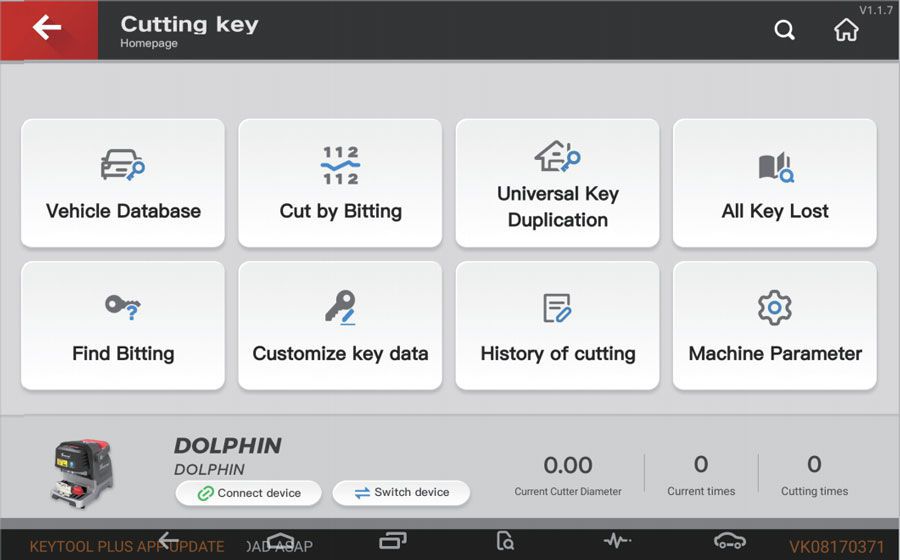 xhorse key tool plus cutting key