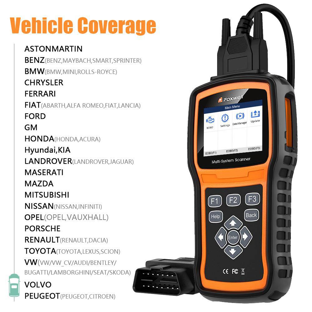 Foxwell NT530 OBD2 Scanner (only Hardware, software need pay the licnese again)