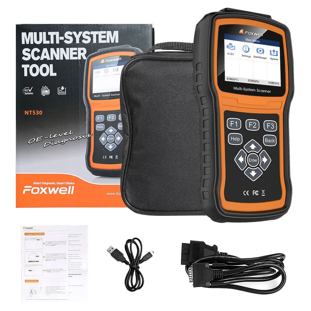 Foxwell NT530 OBD2 Scanner (only Hardware, software need pay the licnese again)