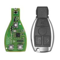 10pcs Xhorse VVDI BE Key Pro with Smart Key Shell 3 Buttons for Mercedes Benz Get 10 Free Token for VVDI MB Tool
