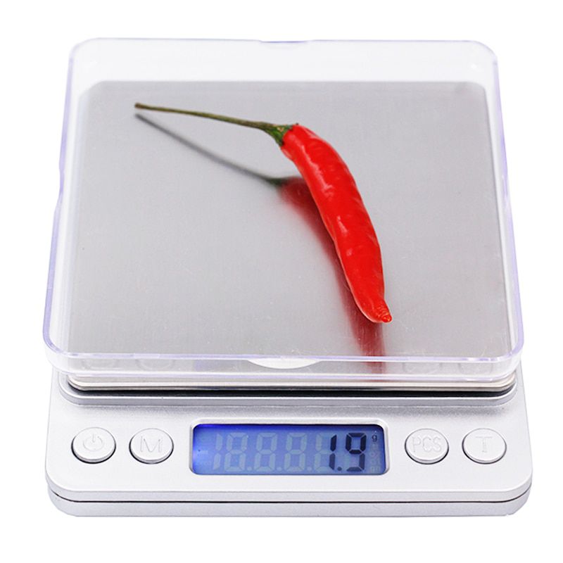 3000g x 0.1g Electronic Platform Scale LCD Display Mini  Digital Jewelry 3kg  Weighing Scale Weight   Scales Balance