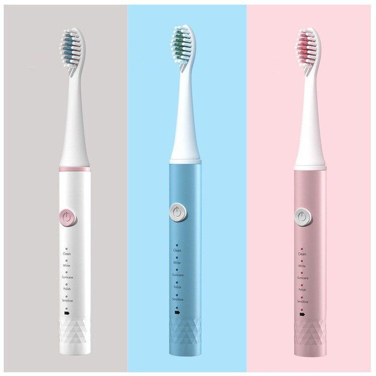 5 Modi Ultra Sonic vibrations Adult electric toothbrush Usb Chargeable male and female Soft hair Waterproof Sonic toothbrush