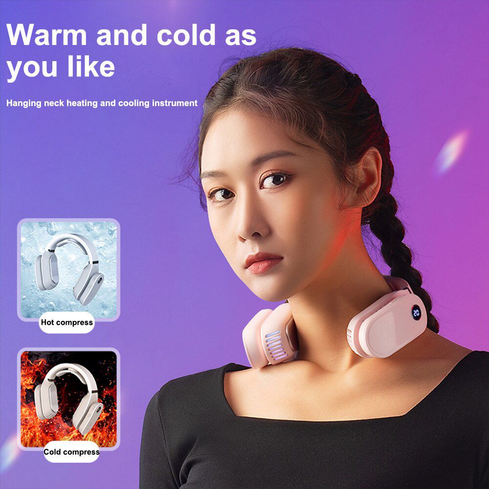 Air conditioner portable neck-mounted fan Usb ventilator wearable cooler neck-mounted air cooler fan is suitable for Xiaomi bla