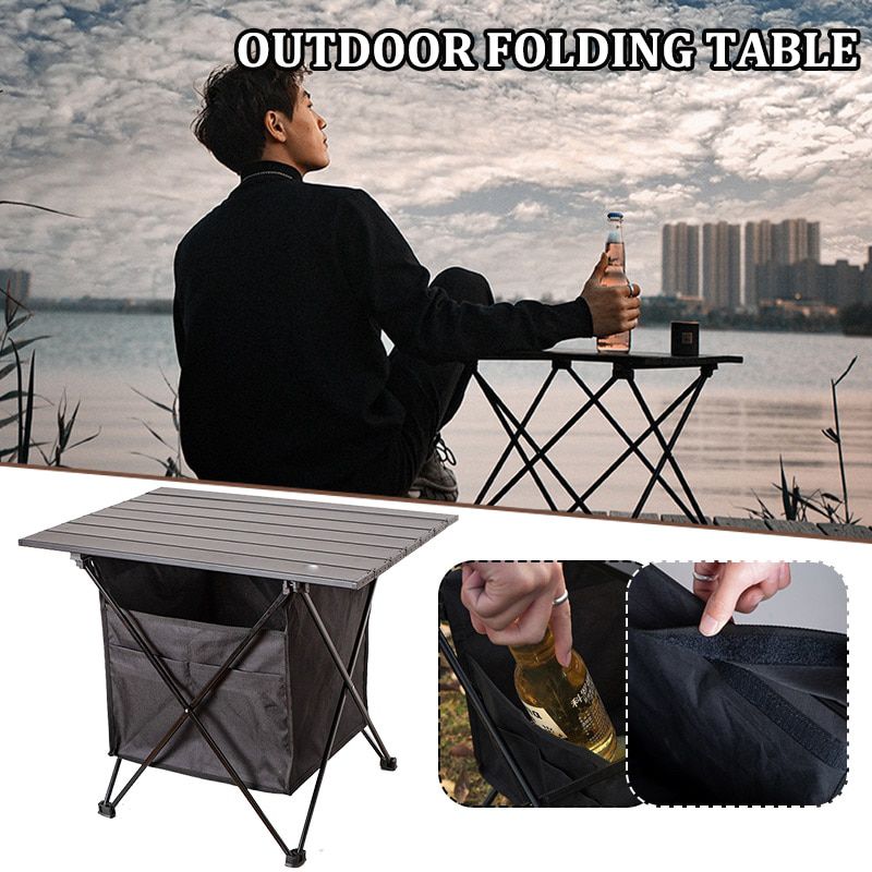Outdoor Camping Table Portable Foldable Ultralight Aluminium Hiking Climbing Picnic Folding Tables Outdoors Equipment